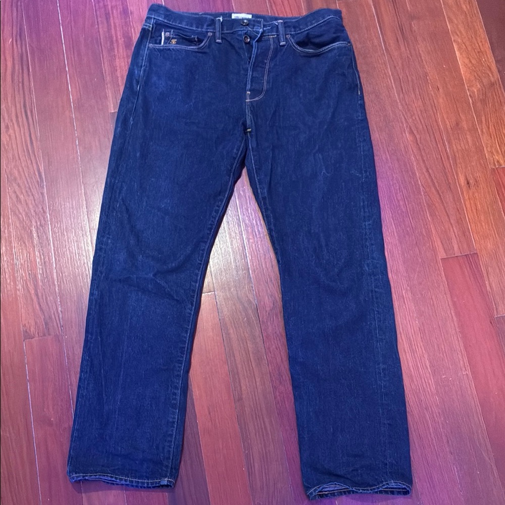 Todd Snyder Vintage Straight Selvedge Jean in Indigo Rinse Wash 32x32